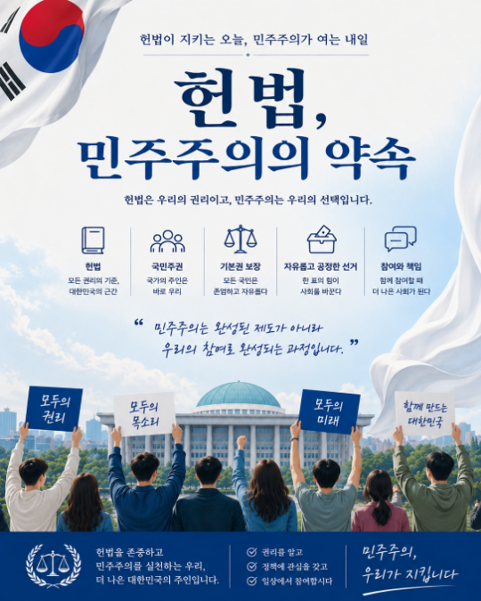 가장 어두운 날에 피어난 빛, 대한민국 제1조 제1항 북 큐레이션 이미지